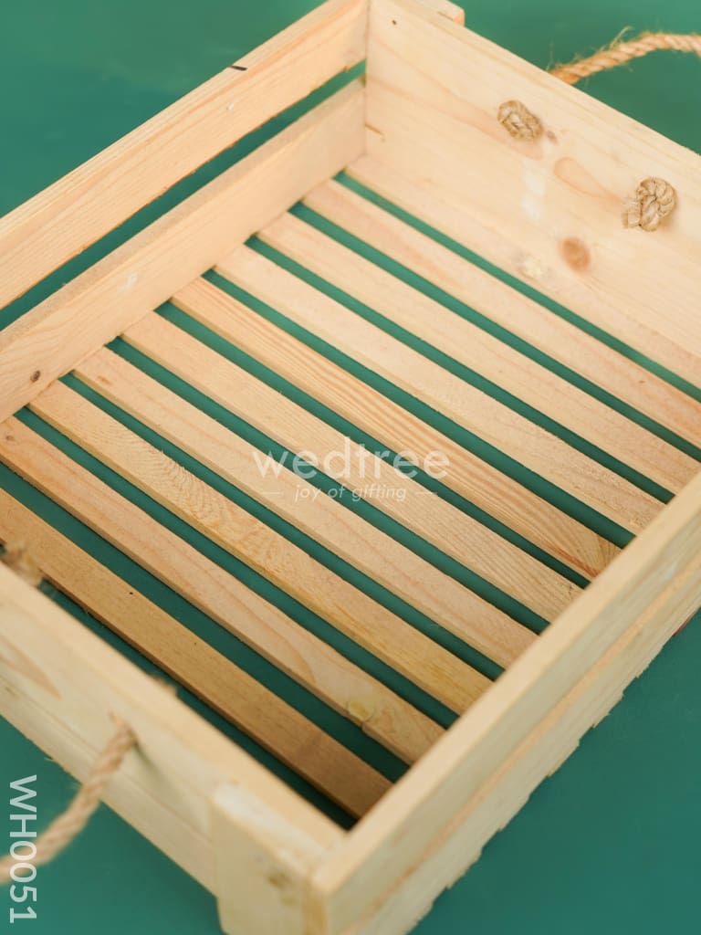 Wooden Tray With Handle - 13 inch - WH0051