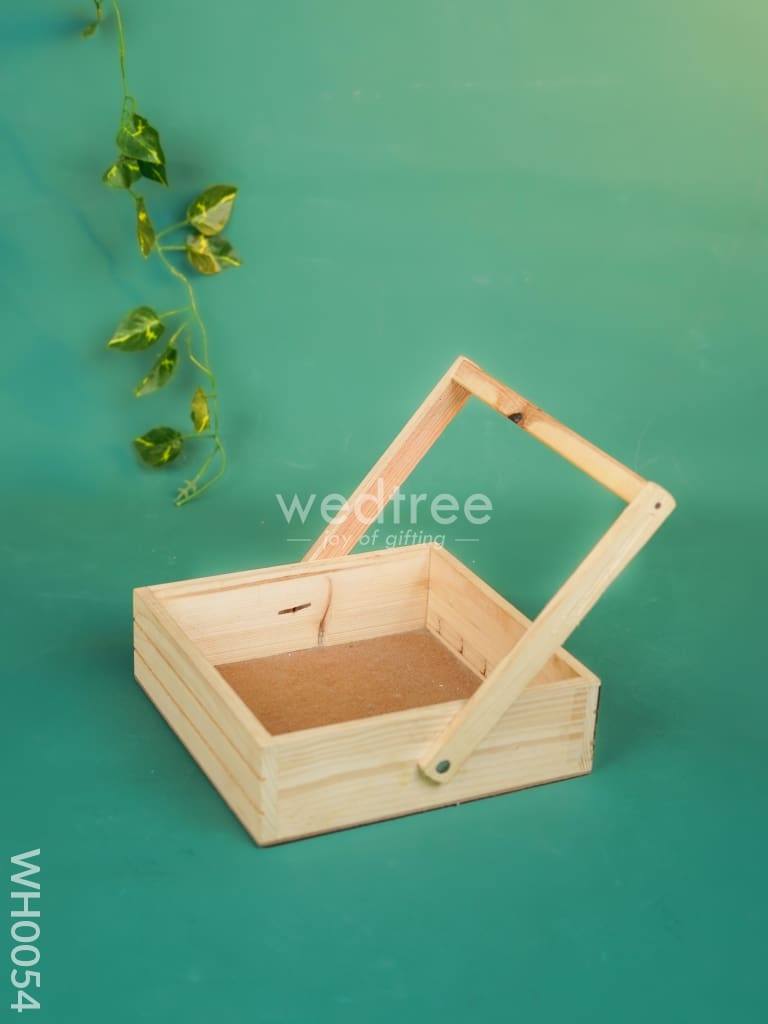 Wooden Tray With Handle - 7.5 inch - WH0054