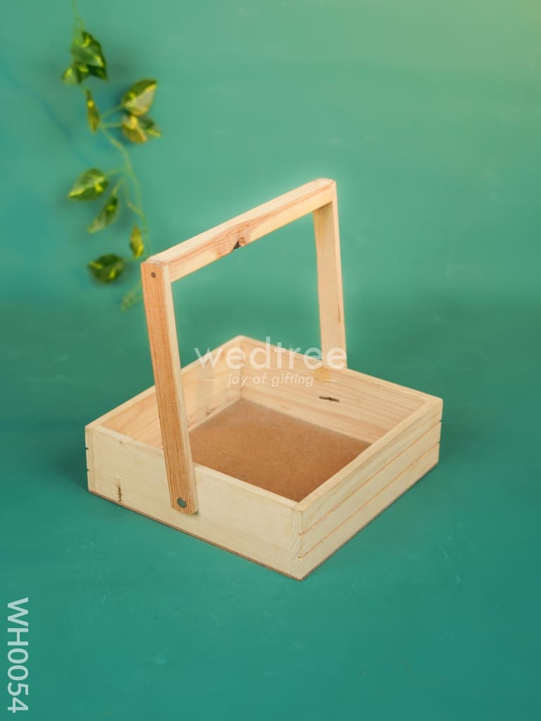 Wooden Tray With Handle - 7.5 inch - WH0054