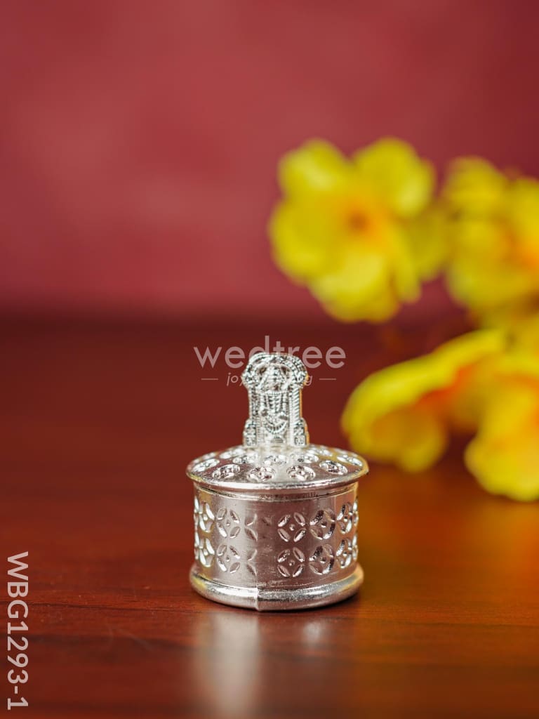 Zinc Alloy Kumkum Holder with Balaji - WBG1293