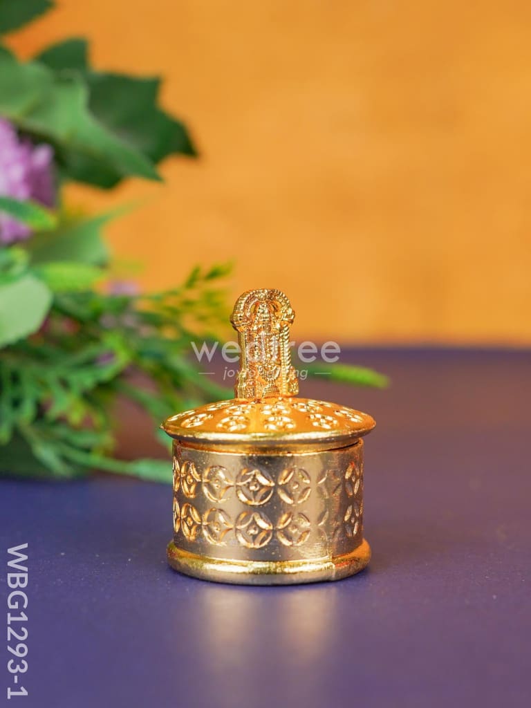 Zinc Alloy Kumkum Holder with Balaji - WBG1293