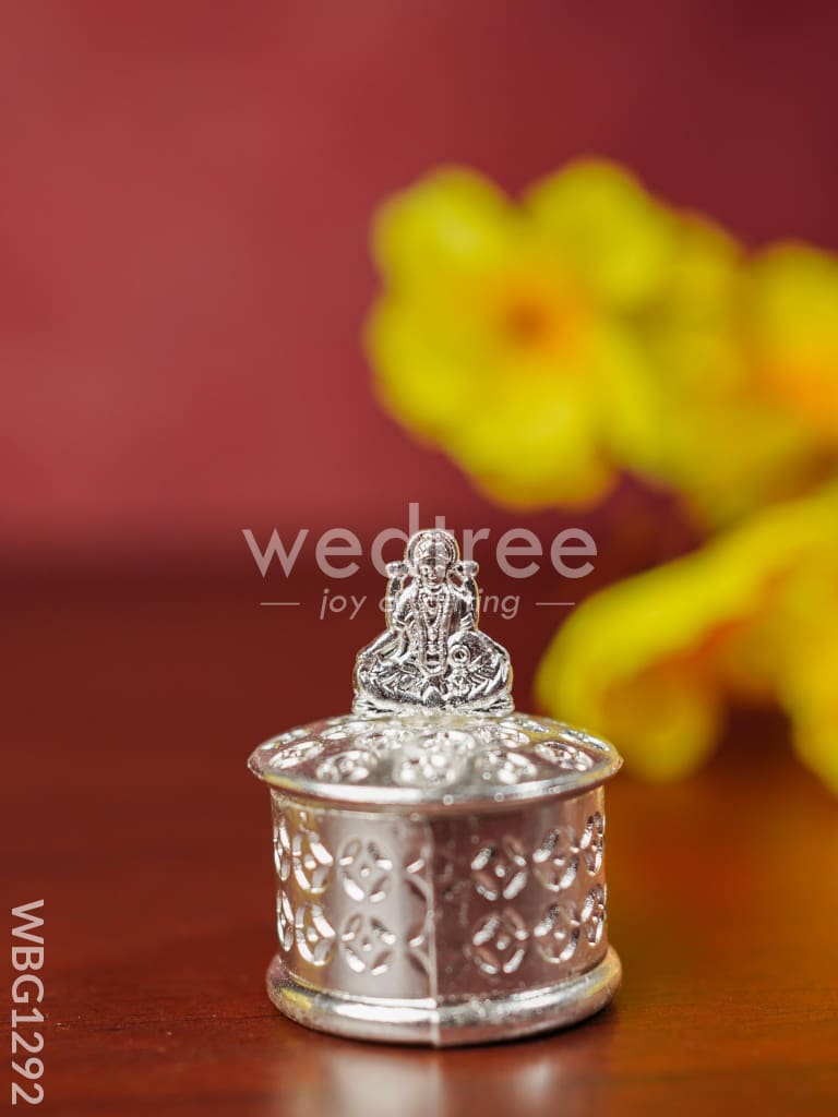 Zinc Alloy Kumkum Holder with Lakshmi - WBG1292