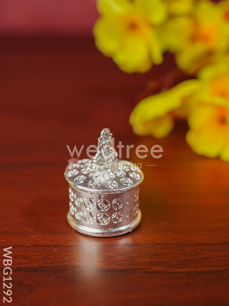 Zinc Alloy Kumkum Holder with Lakshmi - WBG1292