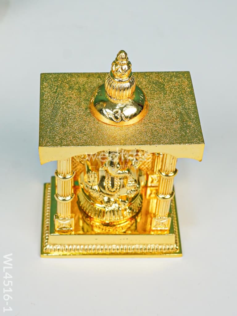 Zinc Alloy Pooja Mandir with Idol - WL4516