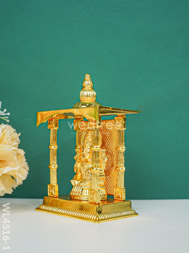 Zinc Alloy Pooja Mandir with Idol - WL4516