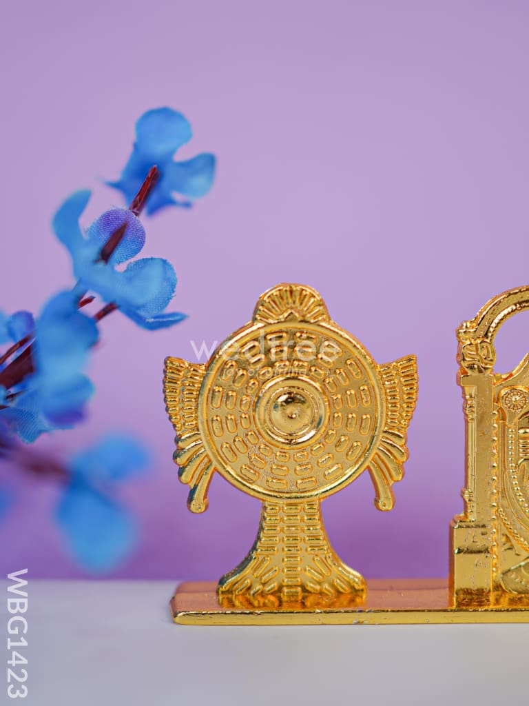 Zinc Alloy Tirupathi Balaji with Shank and Chakra - WBG1423
