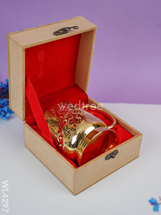 24kt Gold Plated Brass Beer Mug - WL4297