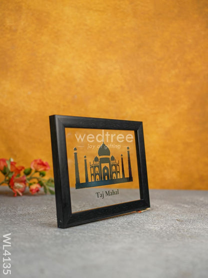 2D Taj Mahal Frame - Gold Plated - WL4135