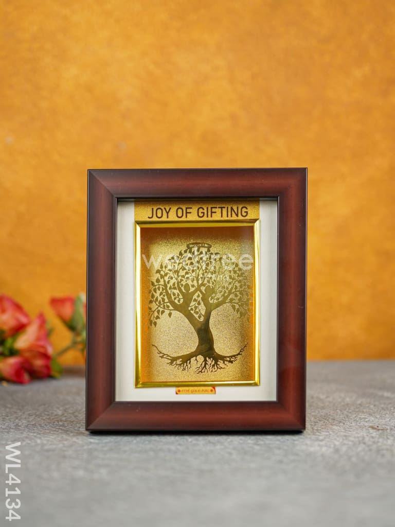 2D Tree of Life - Gold Plated Frame - WL4134