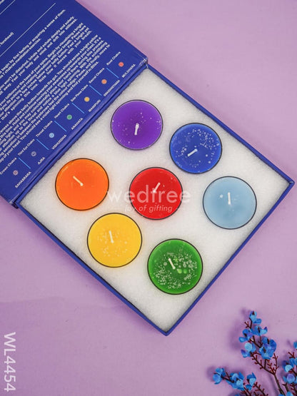 7 Chakra Scented Candle - WL4454