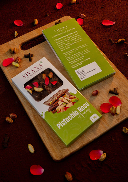 Chocolate Bar - Pistachio with Rose Petal - WL5393