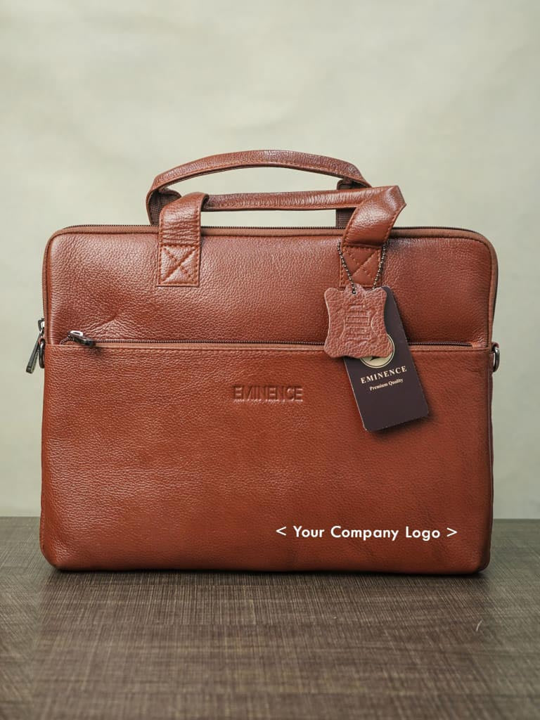 Metro Style Laptop Bag - Light Brown - BCG0018