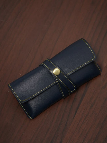 Corporate Gift - Bi fold Lather Wallet Combo -Blue - BCG0046