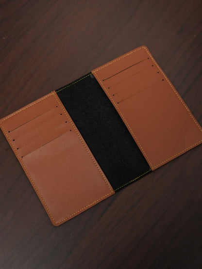 Corporate Gift - Bi fold Lather Wallet Combo - TAN - BCG0047