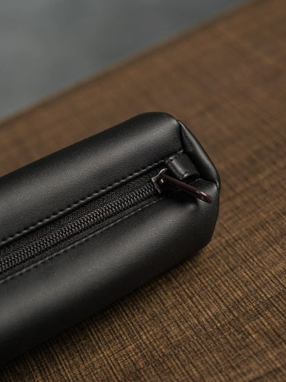 Leather Pouch - Black - BCG0057