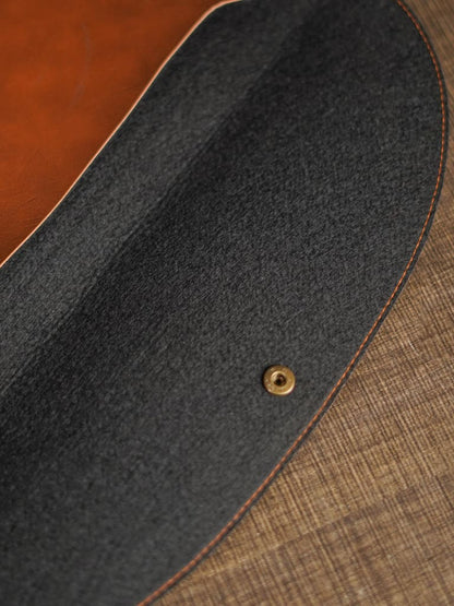 Leather Folder - Brown - BCG0058