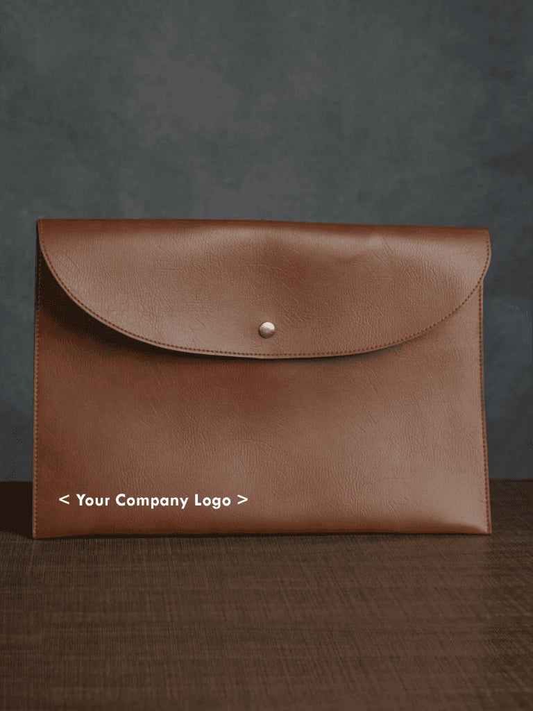 Leather Folder - Brown - BCG0058