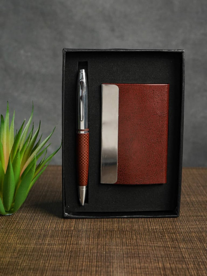 Corporate Gift - Card Holder with Pen - BCG0059