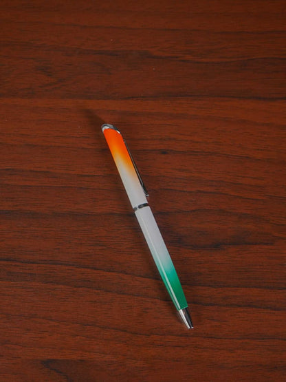 Corporate Gifts - Indian Flag Coloured Diary & pen - BCG0060