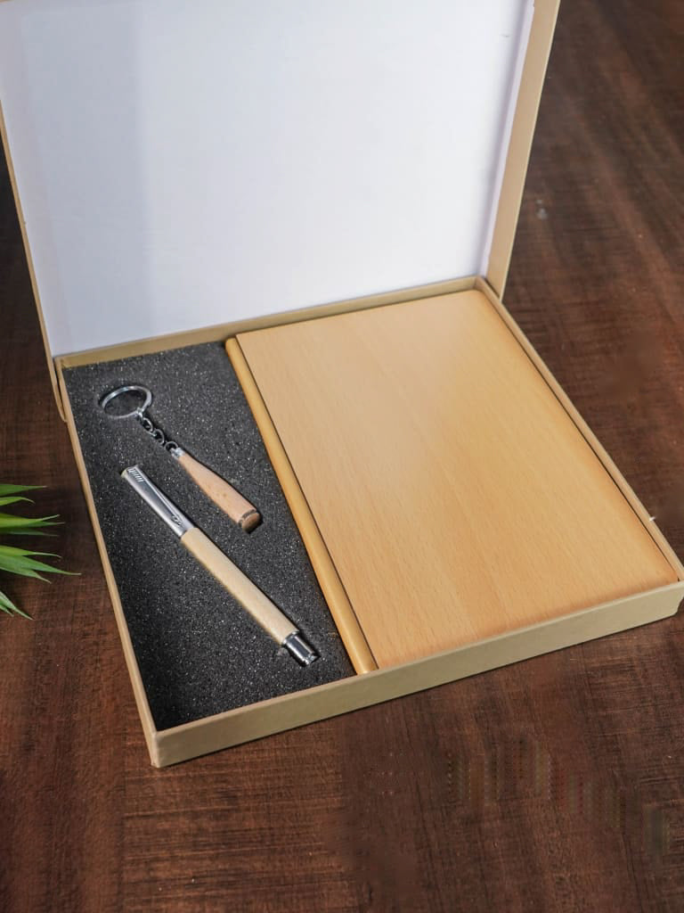 Corporate Gift  - Wooden Diary set - BCG0062