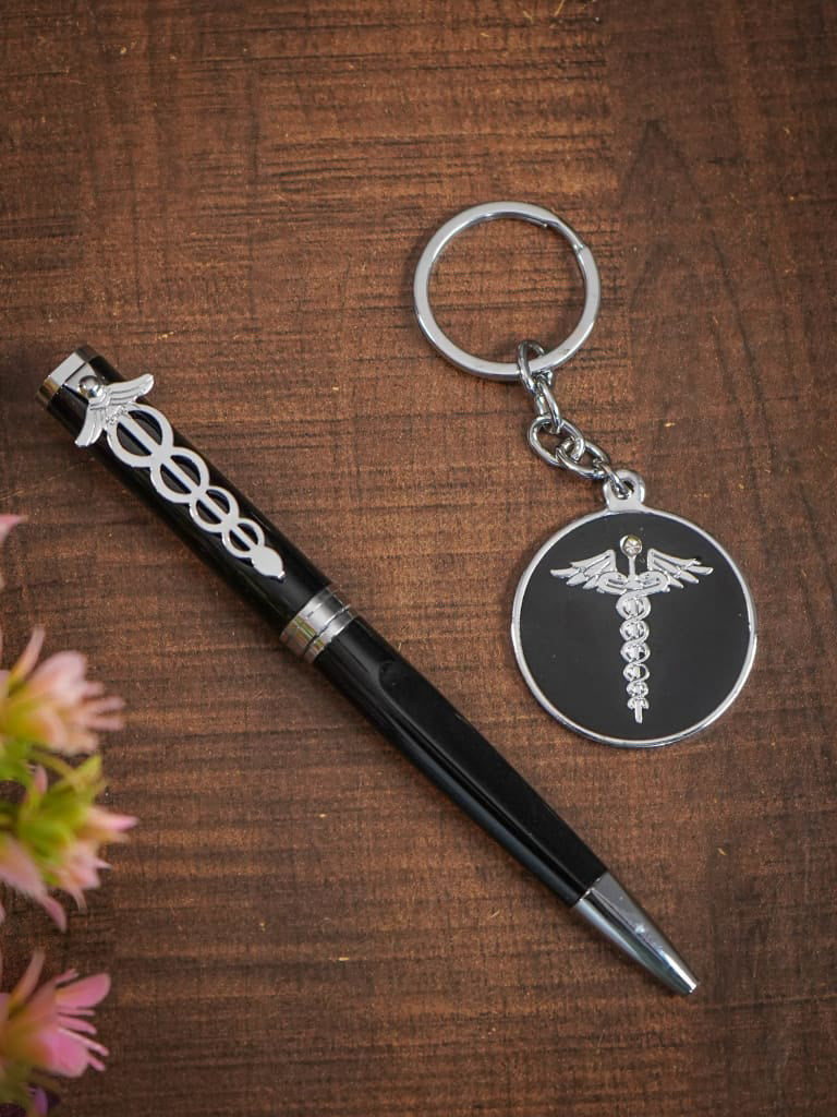 Doctor Symbol Caduceus Pen & Keychain - BCG0063