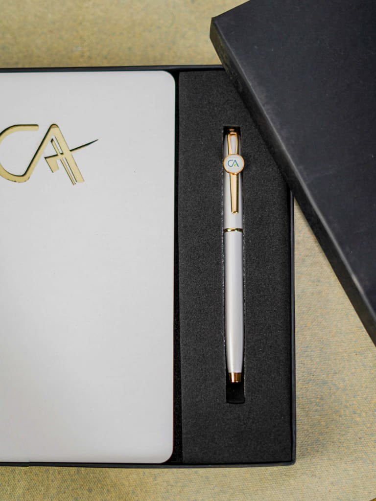 Chartered Accountant Diary with Metal Rollerball Pen - BCG0087