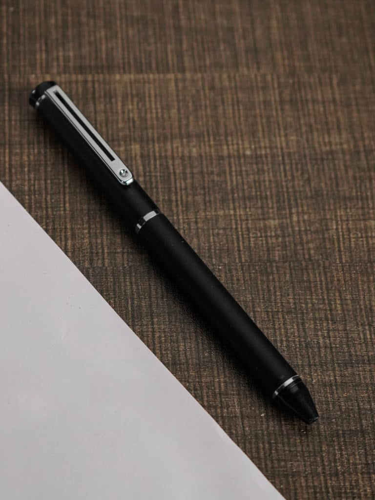 Roller Ball Point Pen - Black Matte Finish - BCG0095
