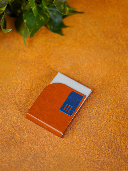 Corporate Gift - Card Holder with Pen (Brown) - BCG0147-1