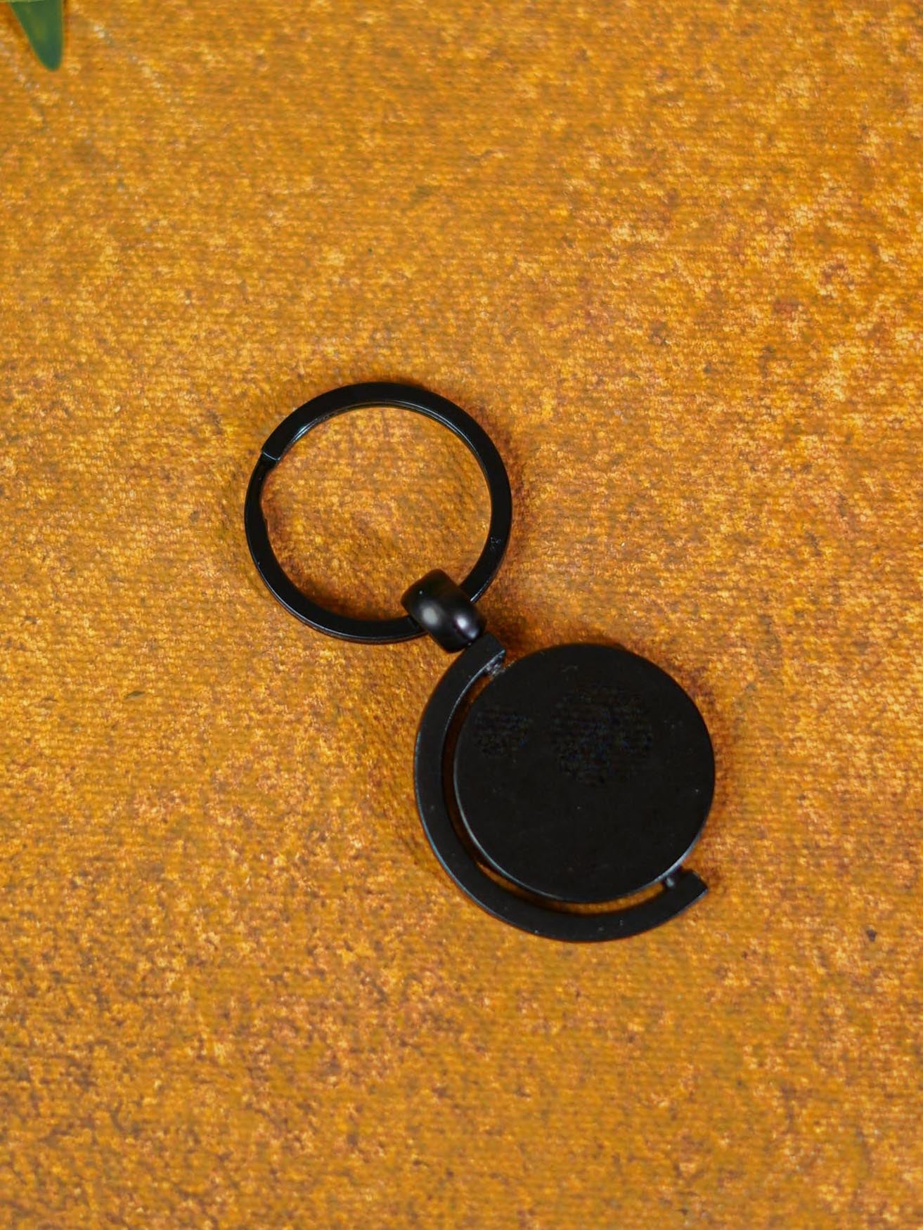 Corporate Gift - Wood Finish Customized Keychain - BCG0165