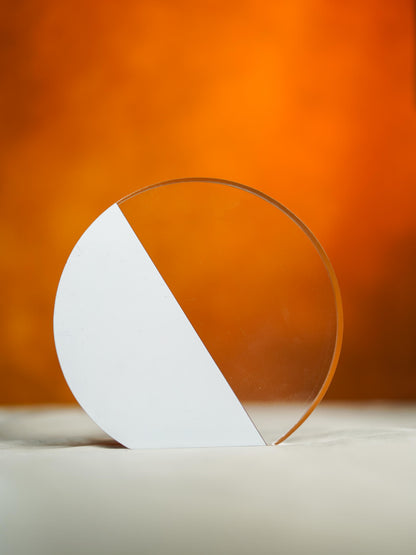 Acrylic Round Trophy - 5.5 inch - BCG0221