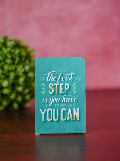Table Top with Motivational Quotes 6x4 inch - BCG0180
