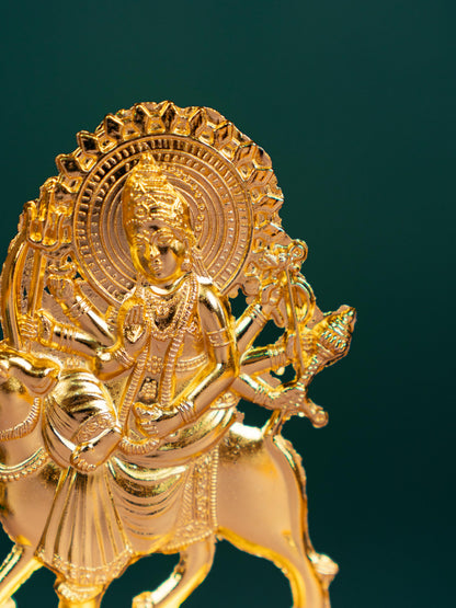 Zinc Alloy Durga Murthi - Gold Finish - WBG0630-4