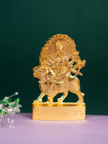Zinc Alloy Durga Murthi - Gold Finish - WBG0630-4