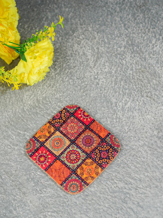 Square Shaped Coaster with Prints - BCG0232