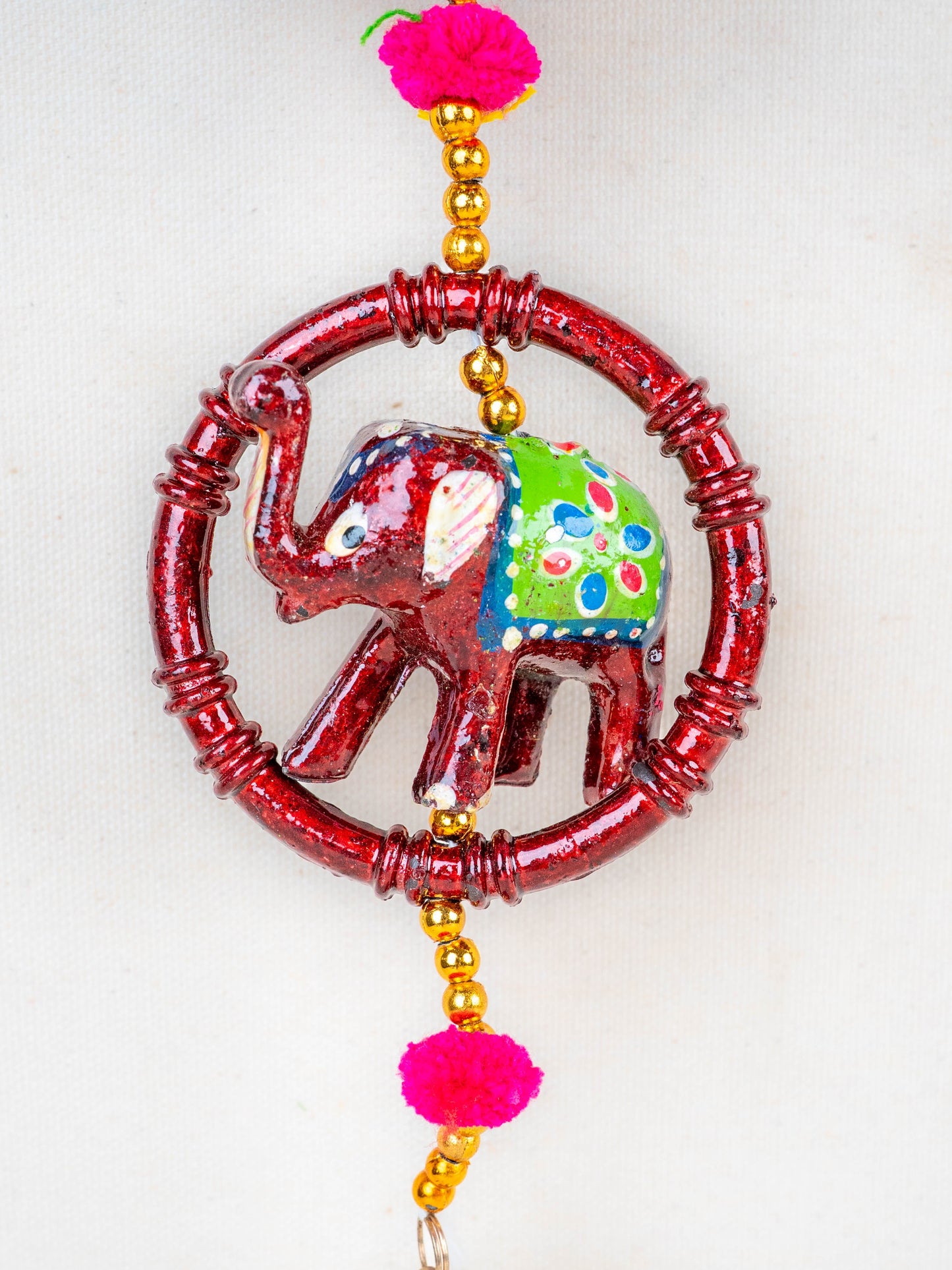 Elephant Thoran with Bells - Set of 2 - WBG1588