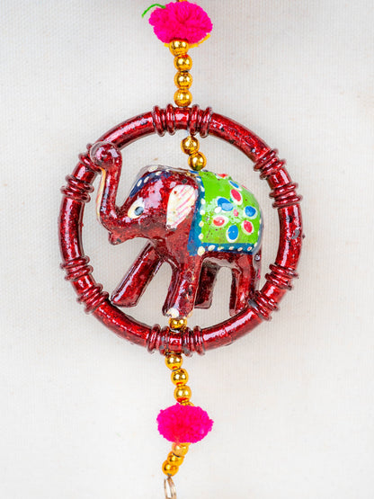Elephant Thoran with Bells - Set of 2 - WBG1588
