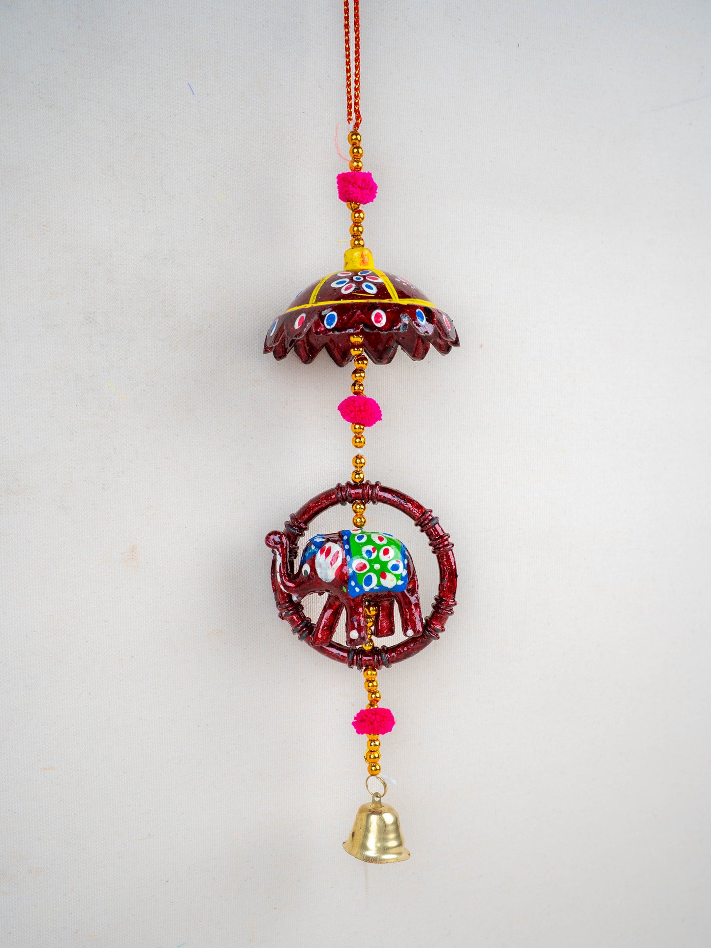 Elephant Thoran with Bells - Set of 2 - WBG1588