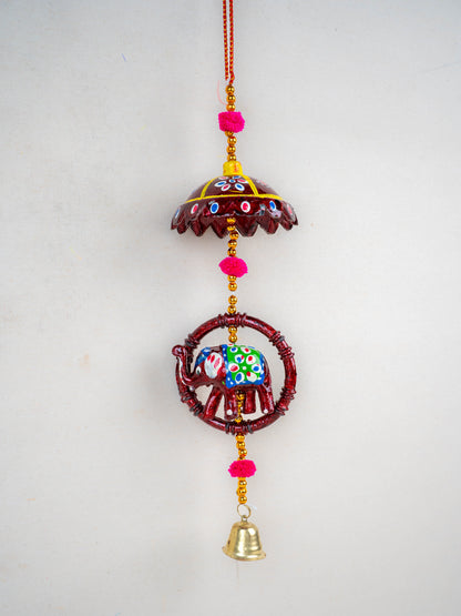 Elephant Thoran with Bells - Set of 2 - WBG1588