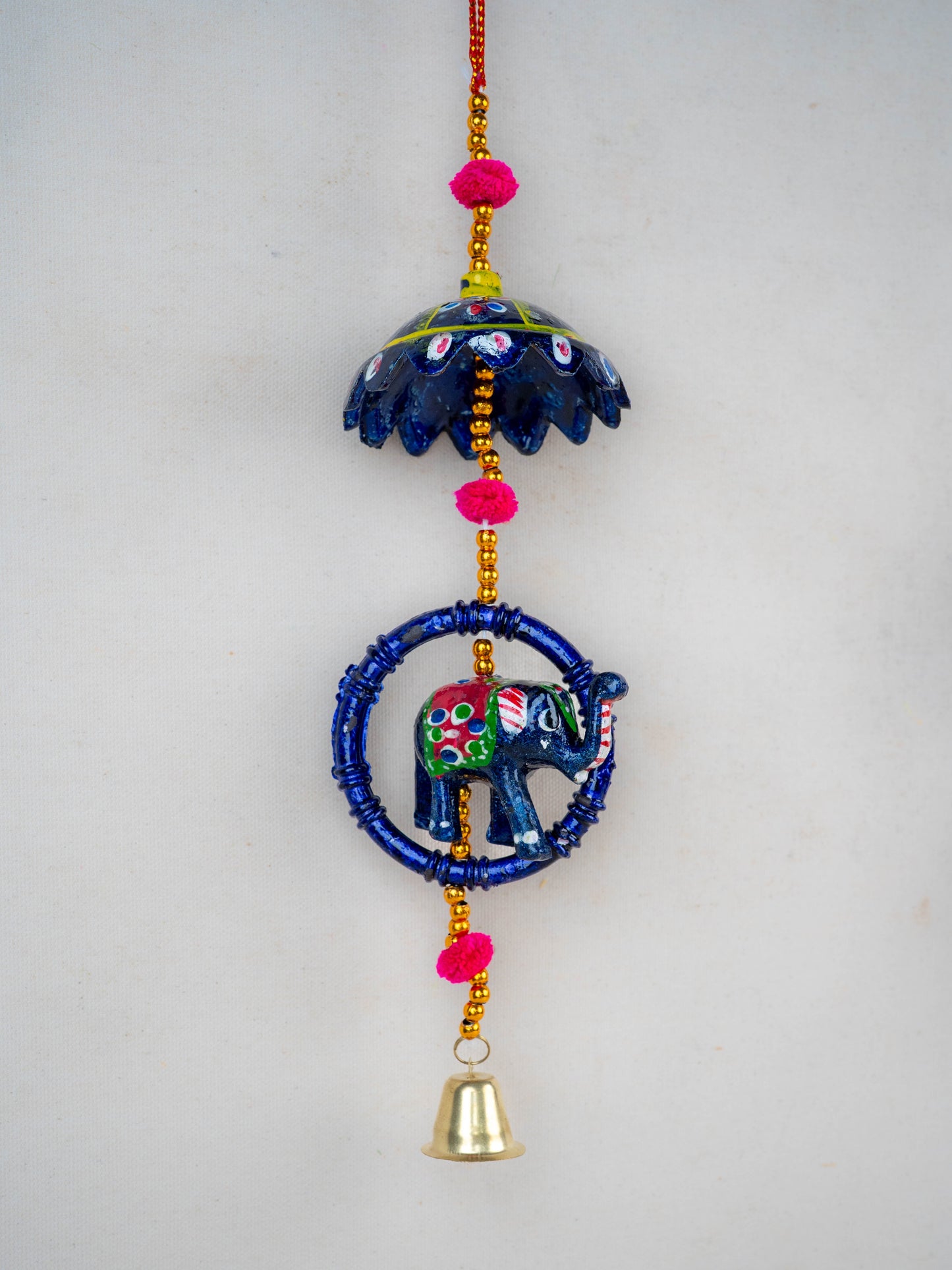 Elephant Thoran with Bells - Set of 2 - WBG1588