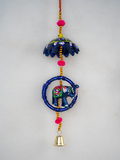 Elephant Thoran with Bells - Set of 2 - WBG1588