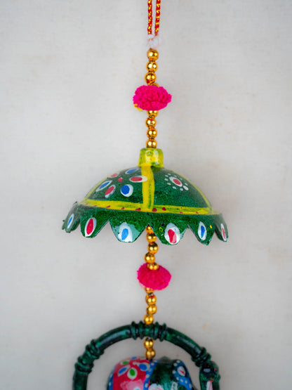 Elephant Thoran with Bells - Set of 2 - WBG1588