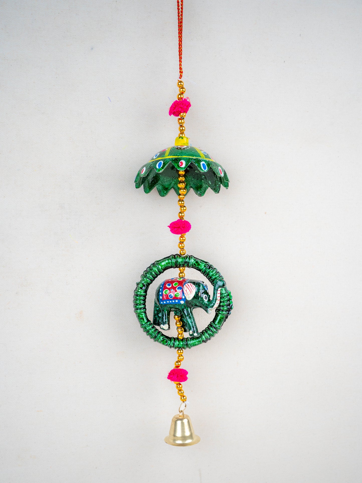 Elephant Thoran with Bells - Set of 2 - WBG1588