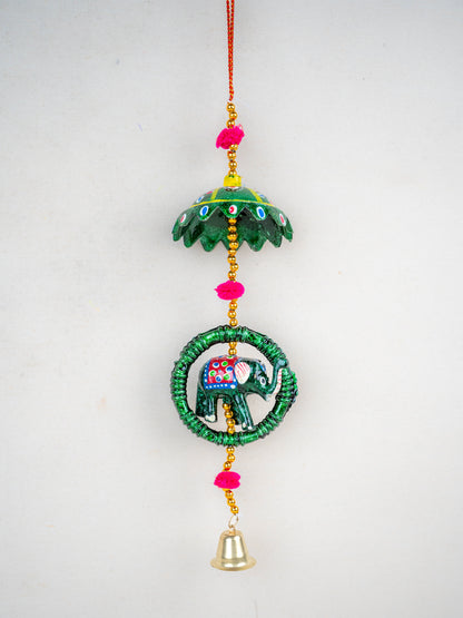 Elephant Thoran with Bells - Set of 2 - WBG1588