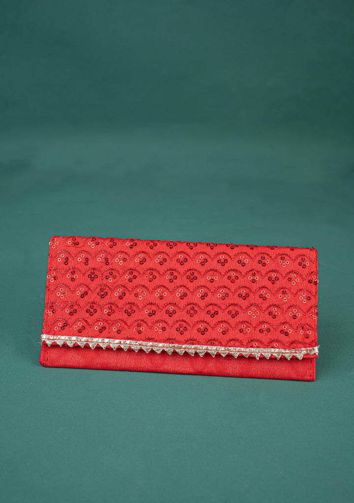 Designer Raw Silk Purse - WBG1628
