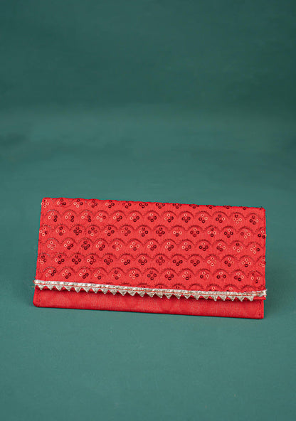 Designer Raw Silk Purse - WBG1628