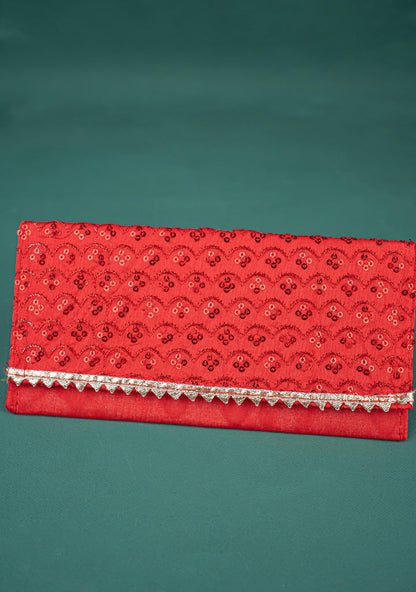 Designer Raw Silk Purse - WBG1628