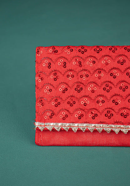 Designer Raw Silk Purse - WBG1628