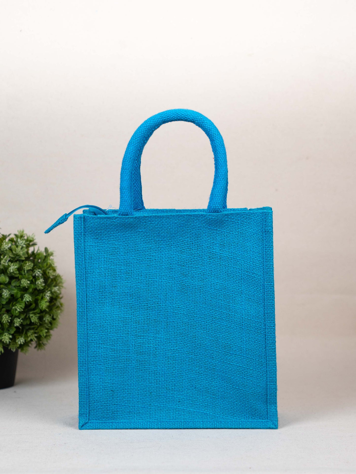 Jute Bag with Warli Print - WBG1692