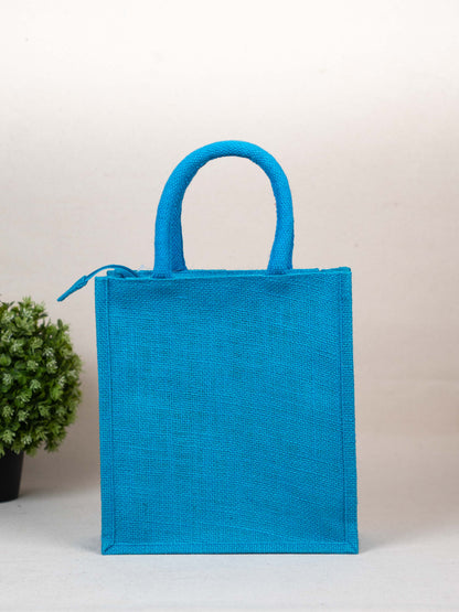 Jute Bag with Warli Print - WBG1692