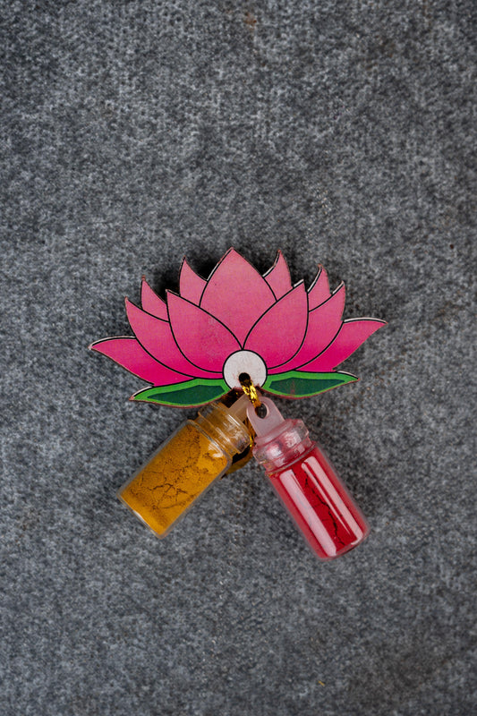 Lotus Haldi Kumkum Set - WBG1713